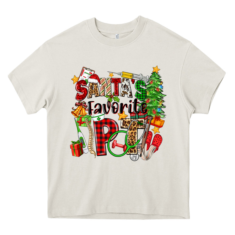 Santa's Favorite Pt Heavy Core Tee by Zillion Design Studio | Teevron