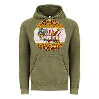 Vintage Olive god bless america round coaster Vintage Hoodie - HRA Design Shop