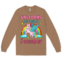 Toasted Coconut unicorns are born in december Long Sleeve Tee - Jasminsmagicworld