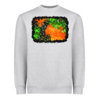 Heather Grey halloween mystic symbol background Heavyweight Sweatshirt - BundleAndBundleShop