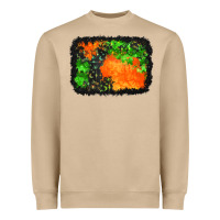 Mushroom halloween mystic symbol background Heavyweight Sweatshirt - BundleAndBundleShop