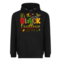 Black it's the black excellence for me Heavyweight Hoodie - LillyAllenDesigns