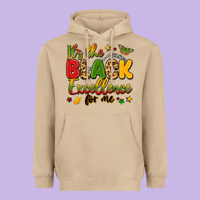 It's The Black Excellence For Me Heavyweight Hoodie Designed By Lillyallendesigns