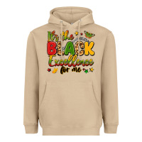 Mushroom it's the black excellence for me Heavyweight Hoodie - LillyAllenDesigns