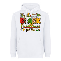 White it's the black excellence for me Heavyweight Hoodie - LillyAllenDesigns