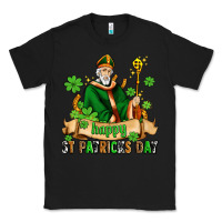 Black happy st patricks day with st patricks Classic Tee - AdoDesignShop