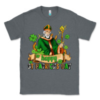 Charcoal Heather happy st patricks day with st patricks Classic Tee - AdoDesignShop