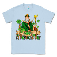 Dusty Blue happy st patricks day with st patricks Classic Tee - AdoDesignShop