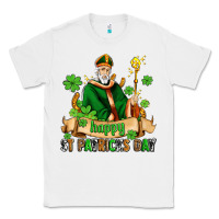 White happy st patricks day with st patricks Classic Tee - AdoDesignShop