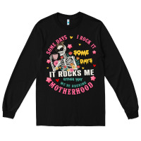 Black funny motherhood Long Sleeve Tee - JahusDesignShop