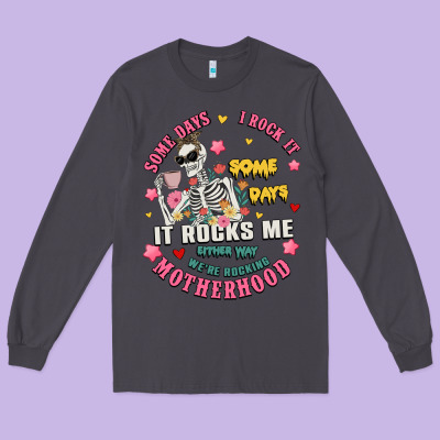Funny Motherhood Long Sleeve Tee Designed By Jahusdesignshop