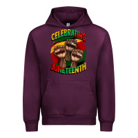 Mauve Wine im celebrating juneteenth  (1) Urban Hoodie - CowGirlArtShop