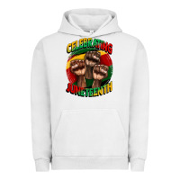 Pigment Lunar Rock im celebrating juneteenth  (1) Urban Hoodie - CowGirlArtShop