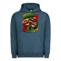 Pigment Midnight Navy im celebrating juneteenth  (1) Urban Hoodie - CowGirlArtShop