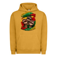 Pigment Peanut Butter im celebrating juneteenth  (1) Urban Hoodie - CowGirlArtShop