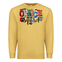 Antique Gold Office Squad Christmas Premium Sweatshirt - LillyAllenDesigns