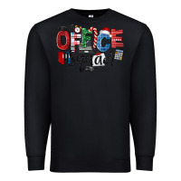 Black Office Squad Christmas Premium Sweatshirt - LillyAllenDesigns