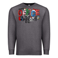 Charcoal Heather Office Squad Christmas Premium Sweatshirt - LillyAllenDesigns