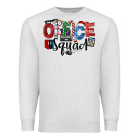 Oatmeal Heather Office Squad Christmas Premium Sweatshirt - LillyAllenDesigns