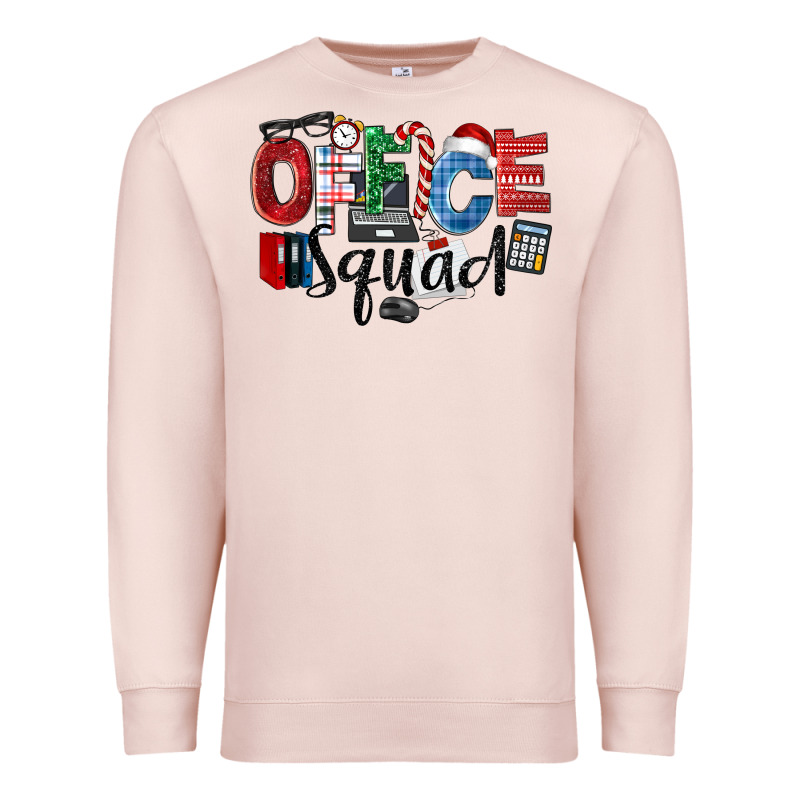 Office Squad Christmas Premium Sweatshirt by LillyAllenDesigns | Teevron