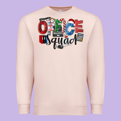 Office Squad Christmas Premium Sweatshirt Designed By Lillyallendesigns