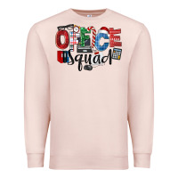 Pale Pink Office Squad Christmas Premium Sweatshirt - LillyAllenDesigns