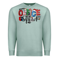 Seafoam Office Squad Christmas Premium Sweatshirt - LillyAllenDesigns