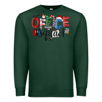 Sports Green Office Squad Christmas Premium Sweatshirt - LillyAllenDesigns