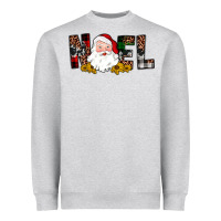 Heather Grey santa noel Heavyweight Sweatshirt - JahusDesignShop