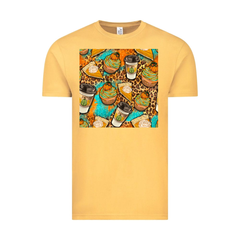 Autumn Cupcakes Seamless Pattern Vintage Tee by BundleAndBundleShop | Teevron