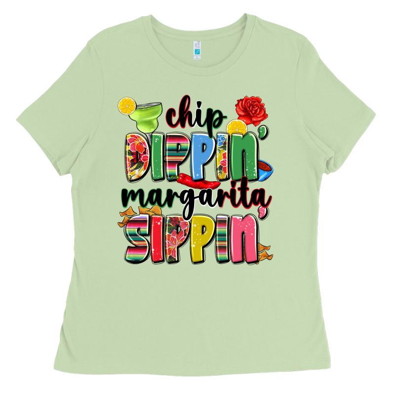 Chip Dippin' Margarita Sippin' Ladies Tee by JahusDesignShop | Teevron