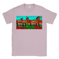 Lilac horses roses ann cactuses license plate Classic Tee - Artiststas