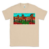 Mushroom horses roses ann cactuses license plate Classic Tee - Artiststas