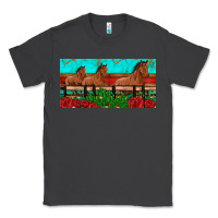 Smoke horses roses ann cactuses license plate Classic Tee - Artiststas