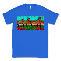 True Royal horses roses ann cactuses license plate Classic Tee - Artiststas
