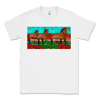 White horses roses ann cactuses license plate Classic Tee - Artiststas