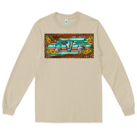 Mushroom western howdy cowgirl leopard serape   license plate template Long Sleeve Tee - BarkalooDesign