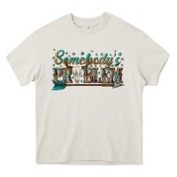Cream somebodys problem Heavy Core Tee - texasbilliewilder