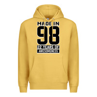 Antique Gold Made in 98 22 Years Of Awesomeness Premium Hoodie - Bettercallsaul