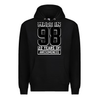 Black Made in 98 22 Years Of Awesomeness Premium Hoodie - Bettercallsaul