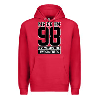 Cardinal Made in 98 22 Years Of Awesomeness Premium Hoodie - Bettercallsaul