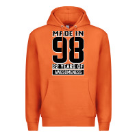 Carrot Made in 98 22 Years Of Awesomeness Premium Hoodie - Bettercallsaul