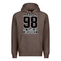 Coffee Made in 98 22 Years Of Awesomeness Premium Hoodie - Bettercallsaul