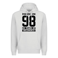 Dove Grey Made in 98 22 Years Of Awesomeness Premium Hoodie - Bettercallsaul