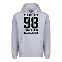 Heather Grey Made in 98 22 Years Of Awesomeness Premium Hoodie - Bettercallsaul