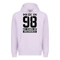 Lilac Made in 98 22 Years Of Awesomeness Premium Hoodie - Bettercallsaul