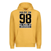 Mustard Made in 98 22 Years Of Awesomeness Premium Hoodie - Bettercallsaul