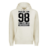 Oatmeal Heather Made in 98 22 Years Of Awesomeness Premium Hoodie - Bettercallsaul