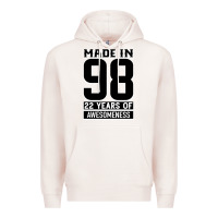 Pale Pink Made in 98 22 Years Of Awesomeness Premium Hoodie - Bettercallsaul