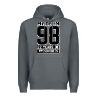 Rock Made in 98 22 Years Of Awesomeness Premium Hoodie - Bettercallsaul